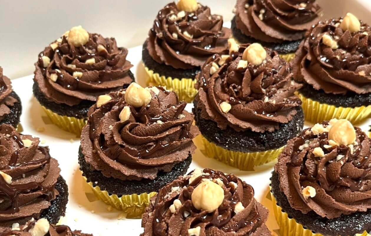 Ferrero Rocher dozen cupcakes