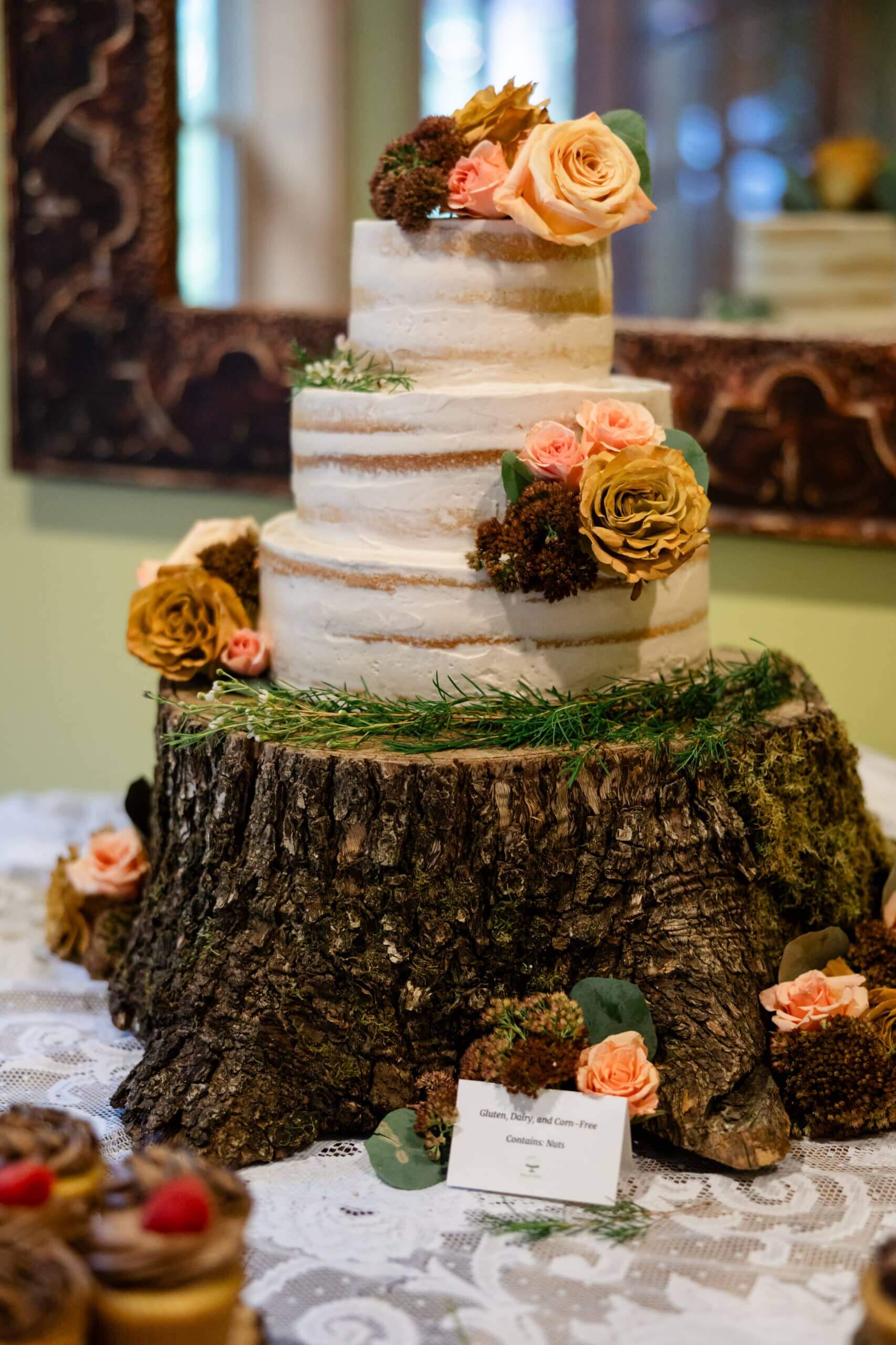 Naked Wedding Cake